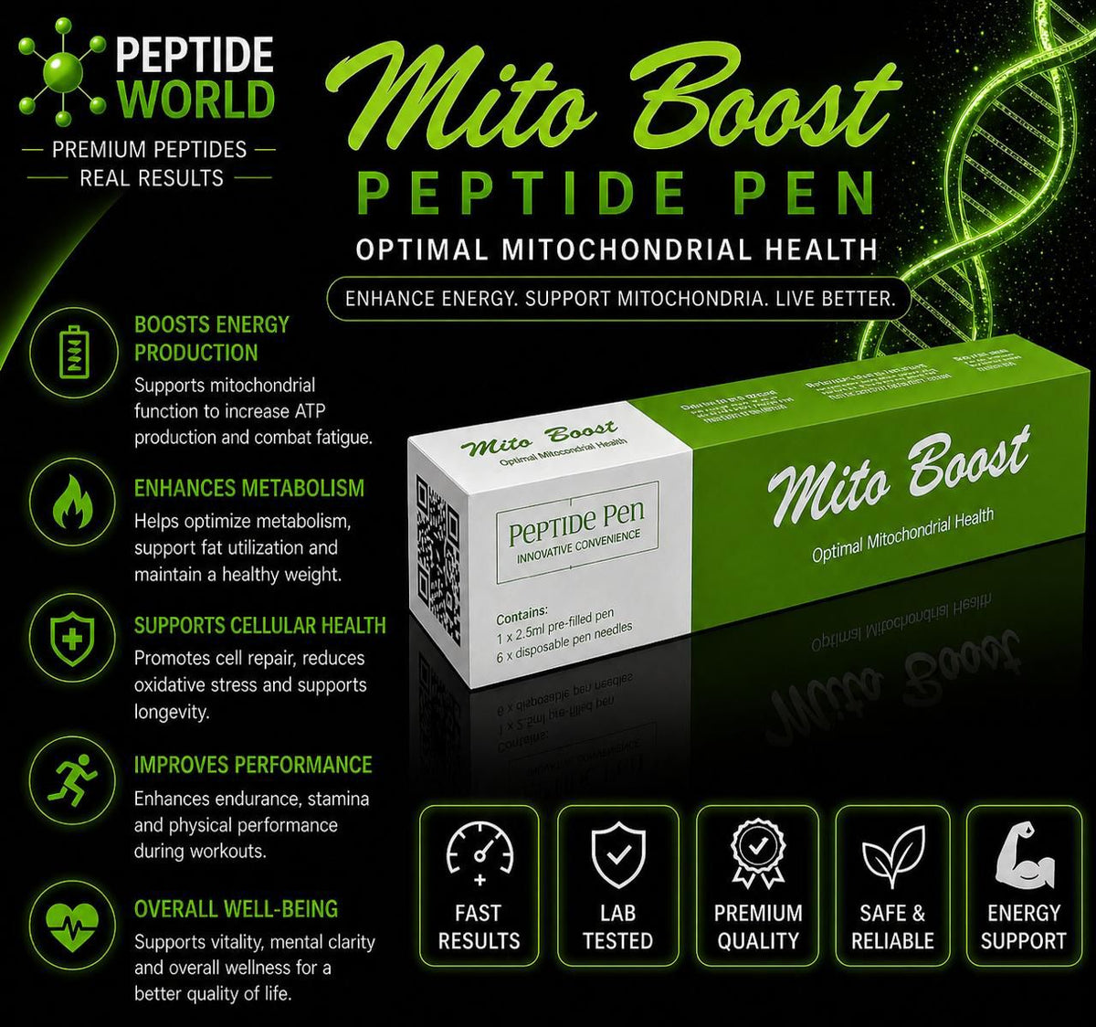Peptide Pen Mito Boost (Mot C)
